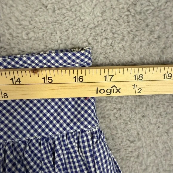 Ralph Lauren blue gingham skirt 12 cottagecore - Picture 7 of 8